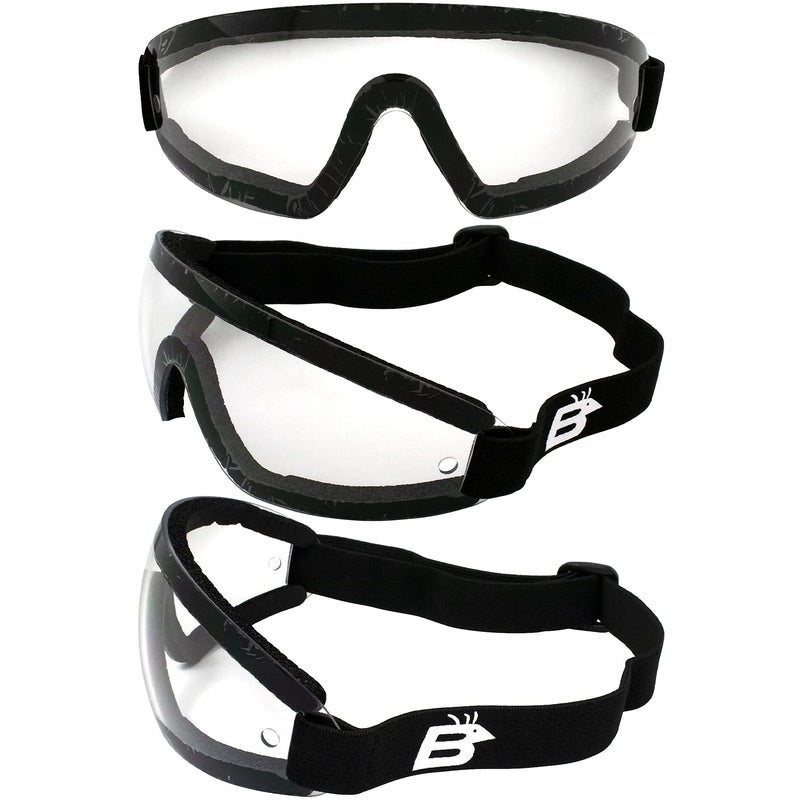 Birdz Eyewear Wing Series Goggles (Clear, Blue, Yellow, Smoke Lens) - Set of 4 - Image 2